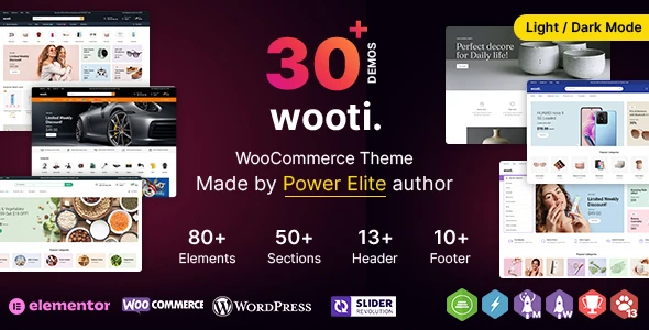 Wooti WP – Ultimate Multipurpose WordPress WooCommerce Theme